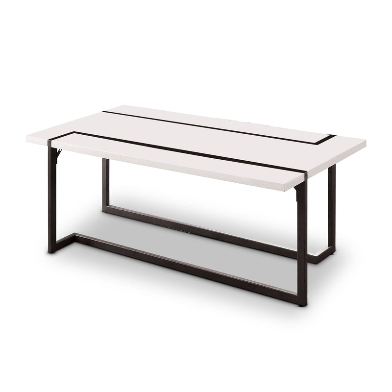 Furniture of America Syrex Metal Base Coffee Table IDF-4799C