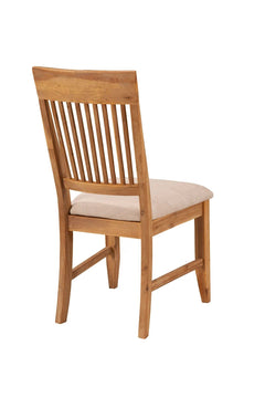 Alpine Furniture Antique Natural Aspen Set of 2 Side Chair 8812-02