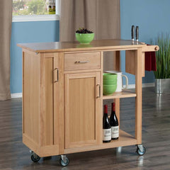 Winsome Wood Douglas Natural Utility Kitchen Cart 89443