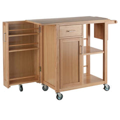 Winsome Wood Douglas Natural Utility Kitchen Cart 89443