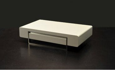 J&M Furniture Modern Coffee Table 902A in White 17888