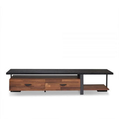 ACME Elling Walnut & Black TV Stand 91235