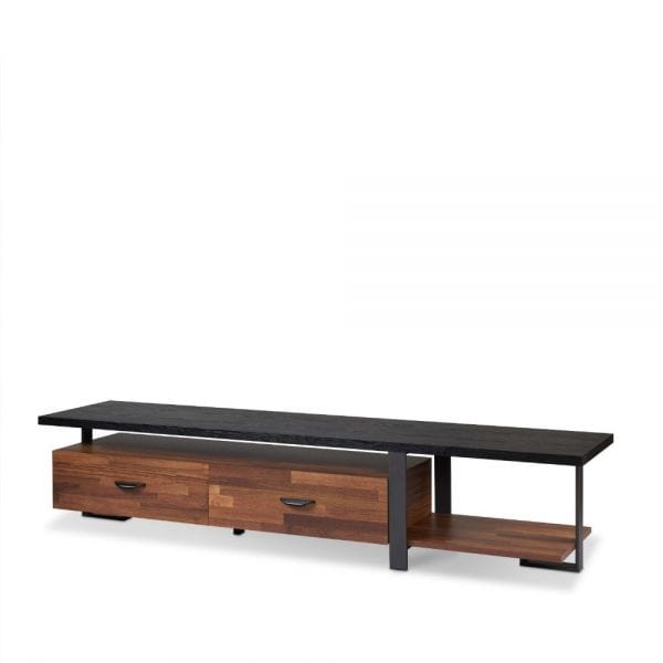 ACME Elling Walnut & Black TV Stand 91235