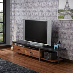 ACME Elling Walnut & Black TV Stand 91235