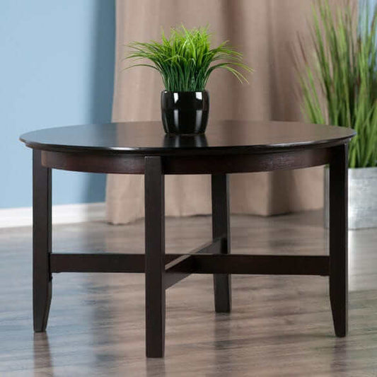 Winsome Wood Toby Round Espresso Coffee Table 92143