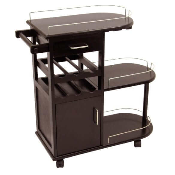 Winsome Wood Jimmy Entertainment Cart in Espresso 92235