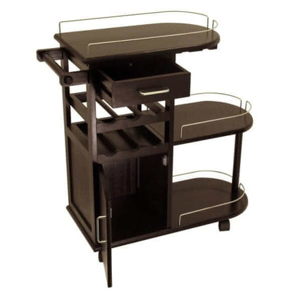 Winsome Wood Jimmy Entertainment Cart in Espresso 92235
