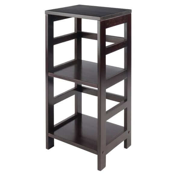 Winsome Wood Leo Espresso  2-Tier Storage Shelf 92314