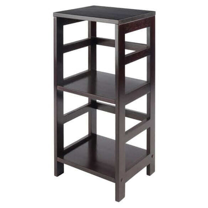 Winsome Wood Leo Espresso  2-Tier Storage Shelf 92314