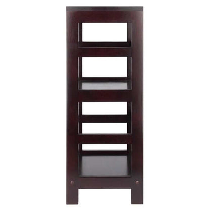 Winsome Wood Leo Espresso  2-Tier Storage Shelf 92314