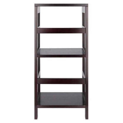 Winsome Wood Leo Espresso  2-Tier Storage Shelf 92314