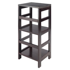 Winsome Wood Leo Espresso  2-Tier Storage Shelf 92314