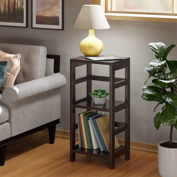 Winsome Wood Leo Espresso  2-Tier Storage Shelf 92314