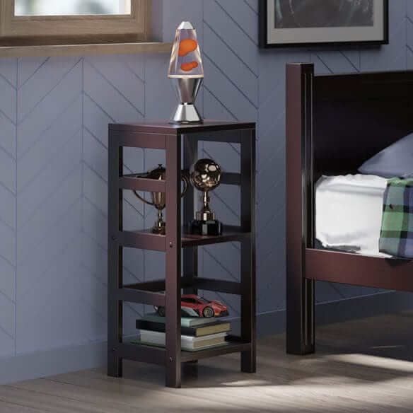 Winsome Wood Leo Espresso  2-Tier Storage Shelf 92314