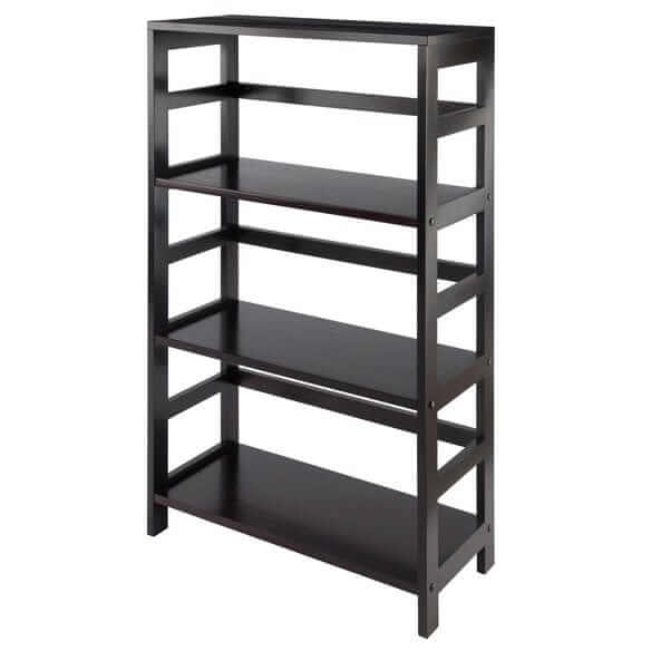 Winsome Wood Leo Espresso 3-Tier Storage Shelf 92425
