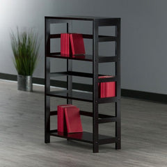 Winsome Wood Leo Espresso 3-Tier Storage Shelf 92425