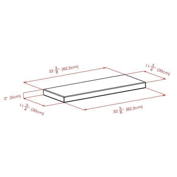Winsome Wood Townsend Storage Bench with Seat Cushion 92633