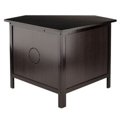 Winsome Wood Zena Corner Espresso TV and Media Stand 92634