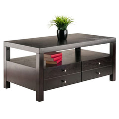 Winsome Wood Copenhagen Espresso Coffee Table 92643