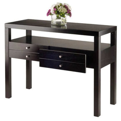 Winsome Wood Copenhagen Espresso Console Table 92656