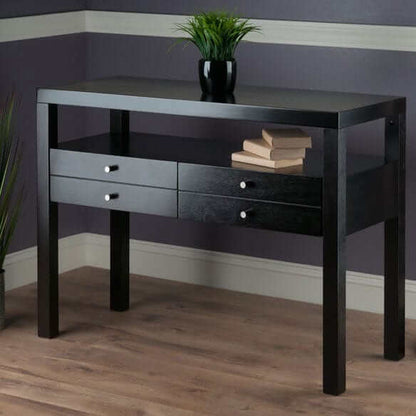 Winsome Wood Copenhagen Espresso Console Table 92656