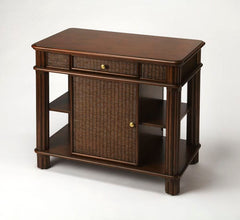 Butler Specialty Dark Brown Falmouth Rattan Kitchen Island 9369399