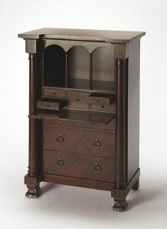 Butler Specialty Dark Brown Castle Heirloom Secretary 9400347