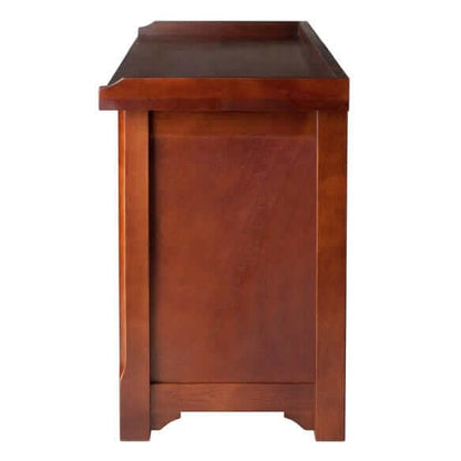 Winsome Wood Verona 4-Pc Storage Bench w/3 Foldable Fabric Baskets 94201