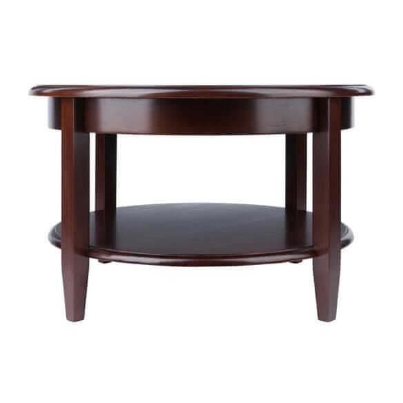 Winsome Wood Concord Walnut Round Coffee Table 94231