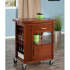 Winsome Wood Gregory Extendable Top Kitchen Cart 94643