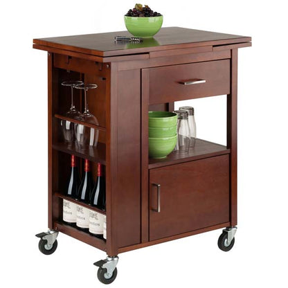 Winsome Wood Gregory Extendable Top Kitchen Cart 94643
