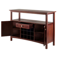 Winsome Wood Walnut Colby Buffet Cabinet 94745