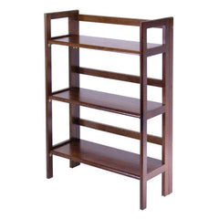 Winsome Wood Torino 3-Pc Storage Shelf w/ 2 Foldable Fabric Baskets 94395