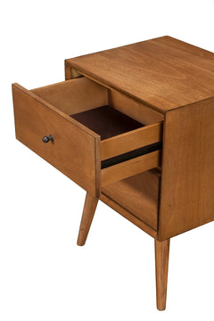 Alpine Furniture Acorn Flynn Mid Century 2 Drawer Nightstand 966-02