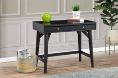 Alpine Furniture Black Flynn Mini Desk 966BLK-65