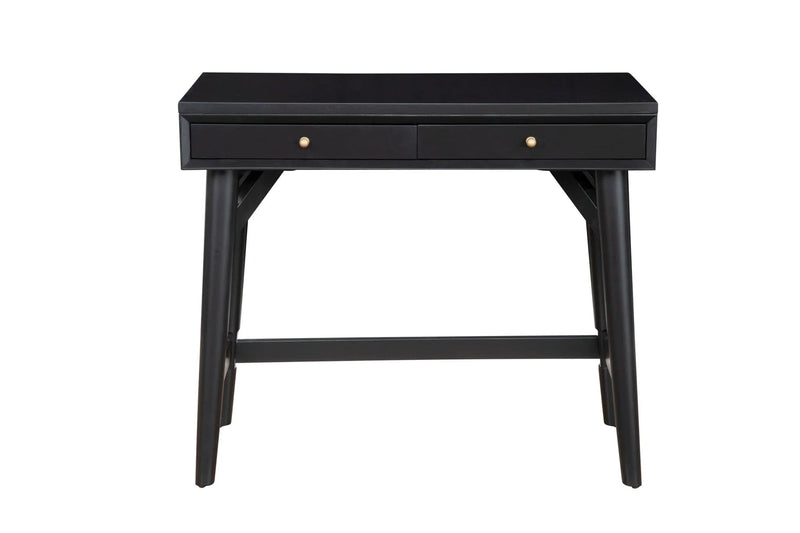 Alpine Furniture Black Flynn Mini Desk 966BLK-65