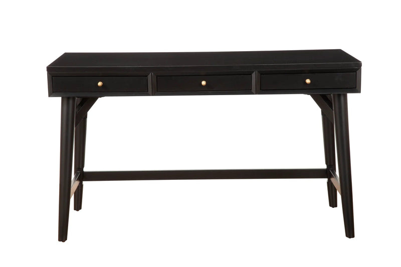 Alpine Furniture Black Flynn Large Desk 966BLK-66