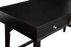 Alpine Furniture Black Flynn Large Desk 966BLK-66