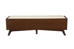 Alpine Furniture Walnut Flynn Bench 966WAL-12