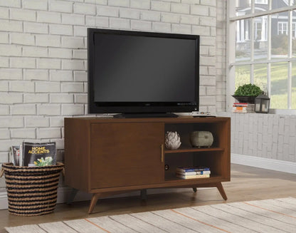 Alpine Furniture Walnut Flynn Small TV Console 966WAL-15
