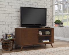 Alpine Furniture Walnut Flynn Small TV Console 966WAL-15