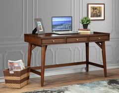 Alpine Furniture Walnut Flynn Large Desk 966WAL-66