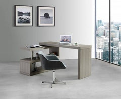 J&M Furniture LP A33 Office Desk in Grey 17914-GR