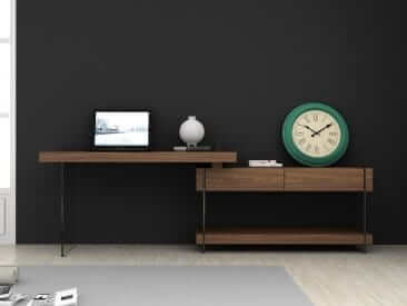 J&M Furniture Elm Walnut Computer Desk 178852-D
