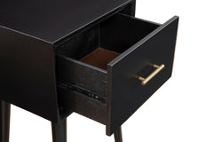 Alpine Furniture Flynn Black End Table 966BLK-62