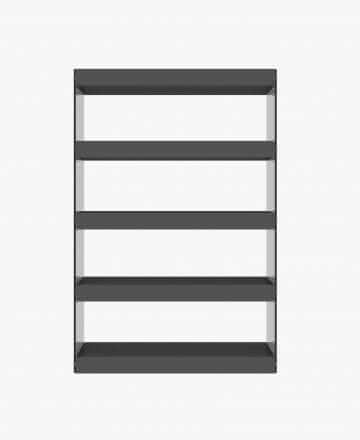 J&M Furniture Grey High Gloss Cloud Curio Unit 177041-G