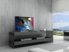 J&M Furniture Cloud TV Base in Grey High Gloss 179701-TV-G