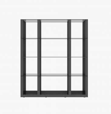 J&M Furniture Grey Cloud Wall Unit in High Gloss 177031-G