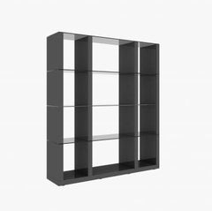 J&M Furniture Grey Cloud Wall Unit in High Gloss 177031-G