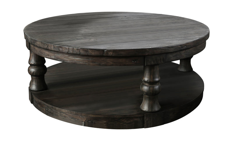 Furniture of America Beethoven Antique Gray Coffee Table IDF-4424GY-C